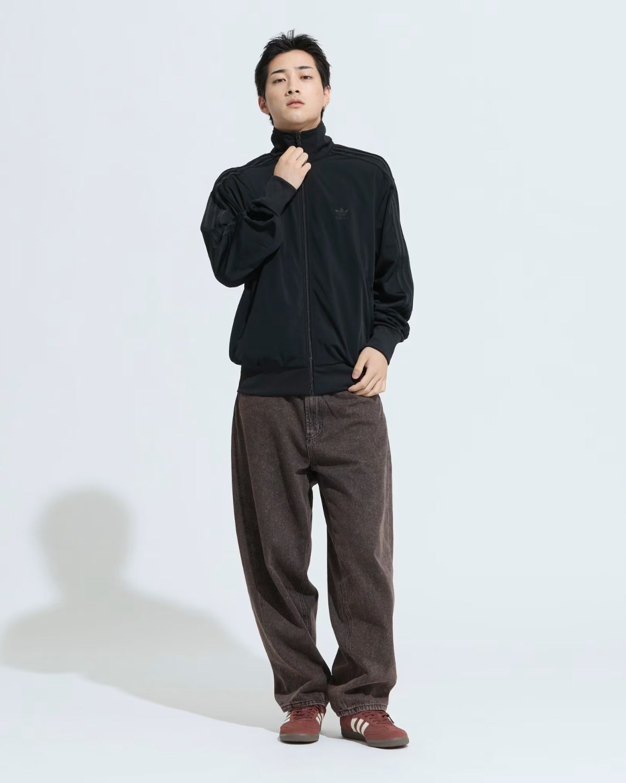 Casaca Adidas firebird All Black